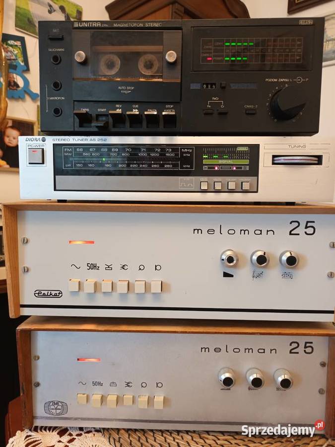 Unitra Polkat Meloman 25 Lampowy X2 Monobloki Elektronika Tychy