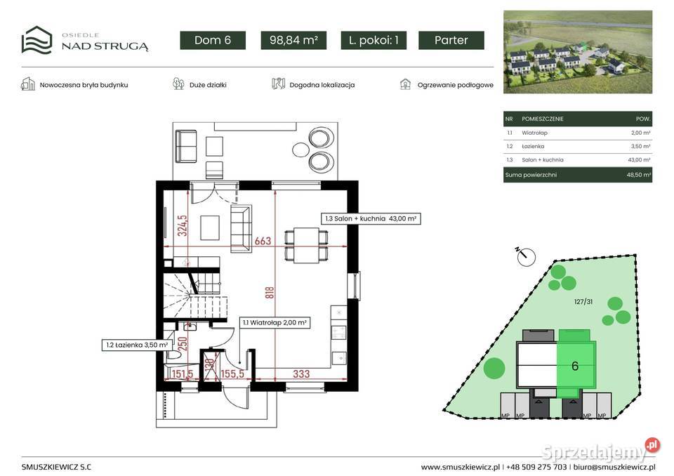 Dom w zabudowie bliźniaczej na Osiedlu Strugą 595m2 Modliszewo