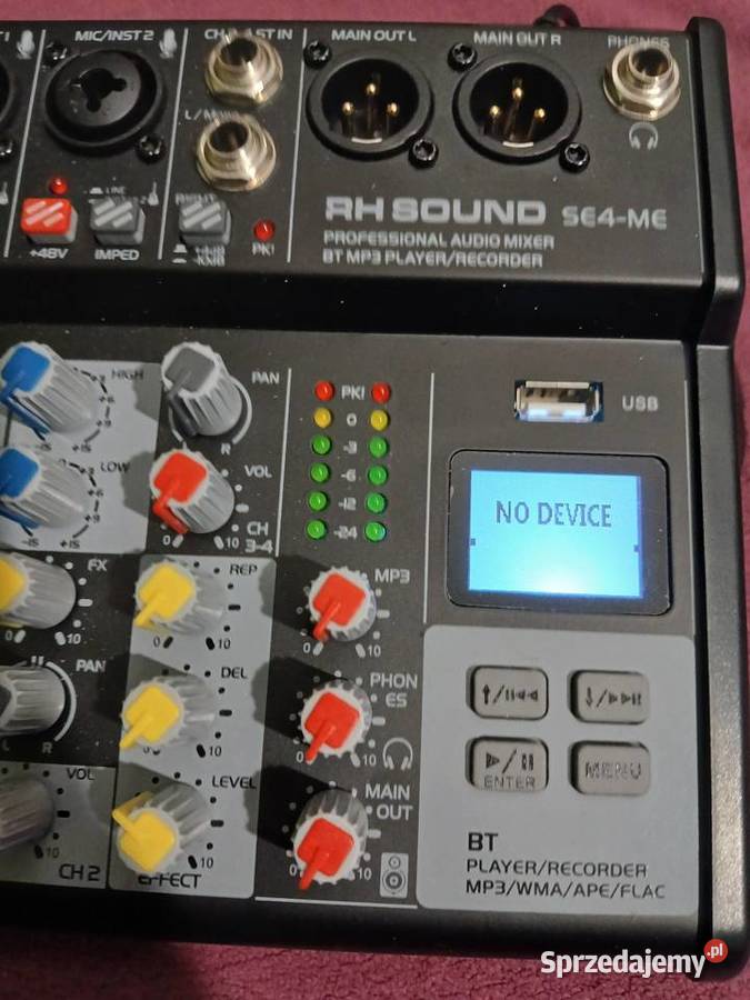 Mikser muzyczny RH Sound SE4ME Sprzęt estradowy, studyjny i DJ-ski Wrocław