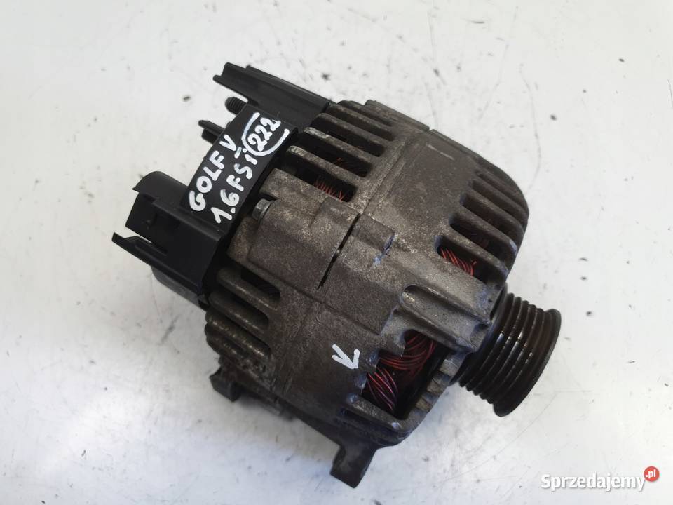 ALTERNATOR VW Golf V 16 FSI valeo 03C903023B lubelskie Chełm