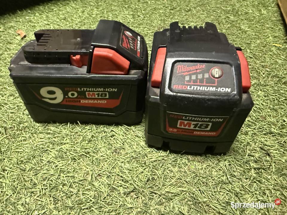 Bateria Milwaukee M18 9 AH REGENERACJA warmińsko-mazurskie Giżycko