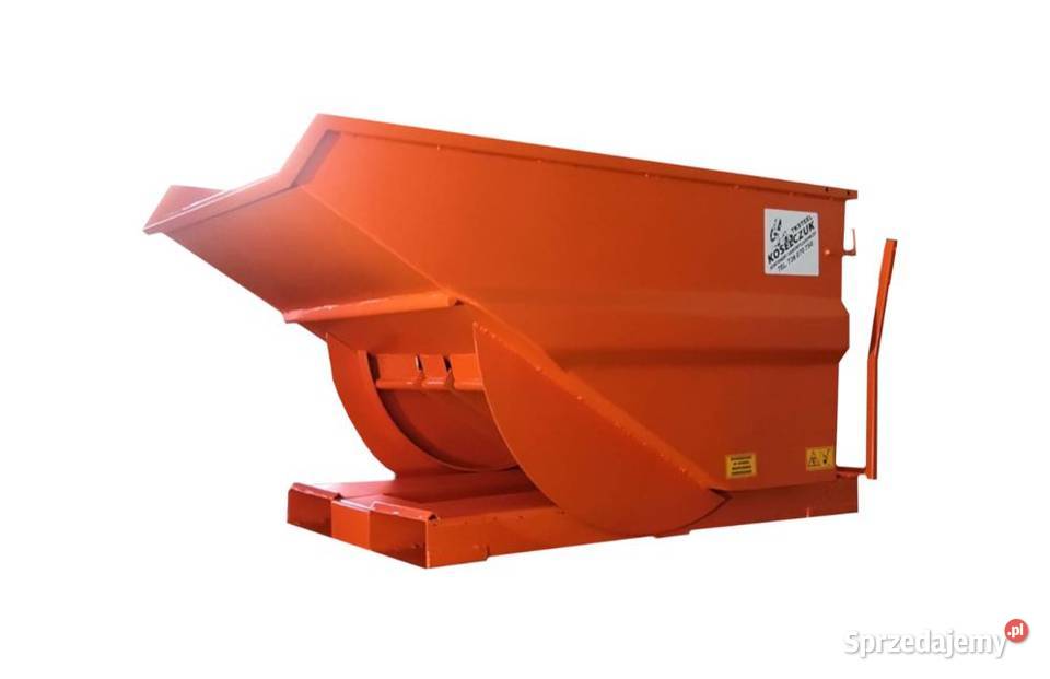 Kontener samowyładowczy 05m3 blacha 2mm koleba