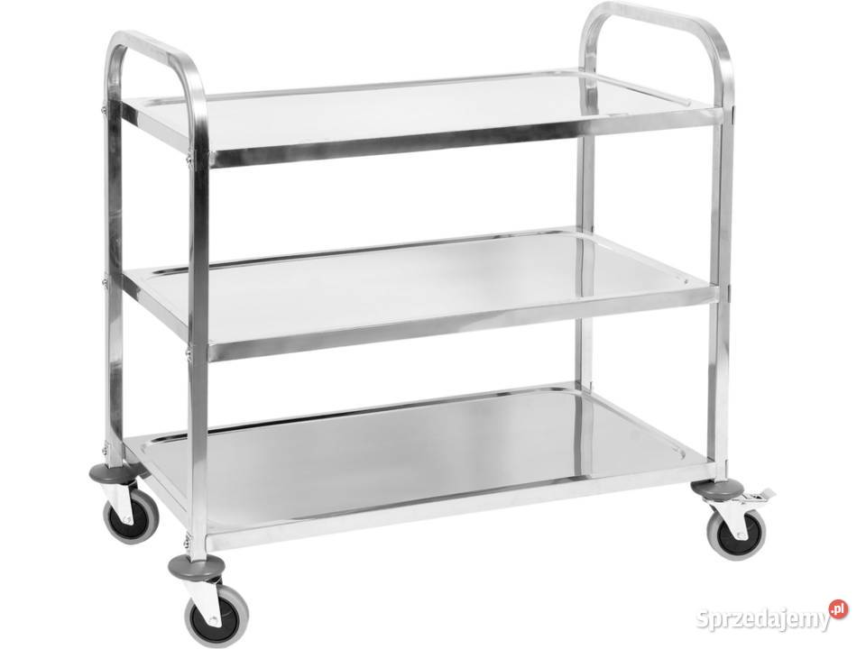 Wózki kelnerskie ze stali nierdzewnej różne Gastronomia