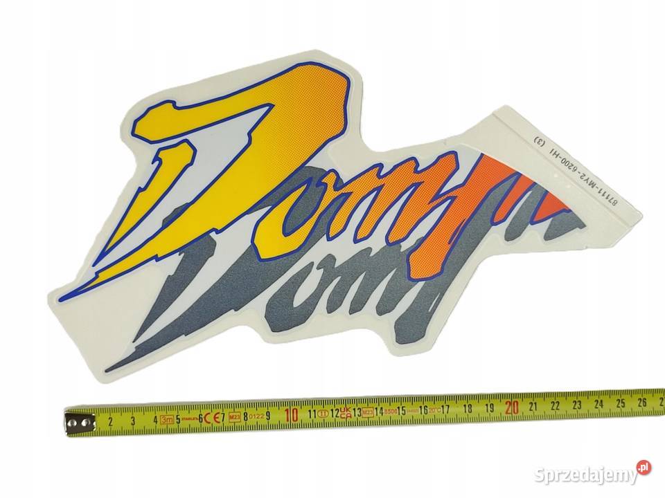 NAKLEJKA NA BAK PR STR HONDA NX650 DOMINATOR Emblematy