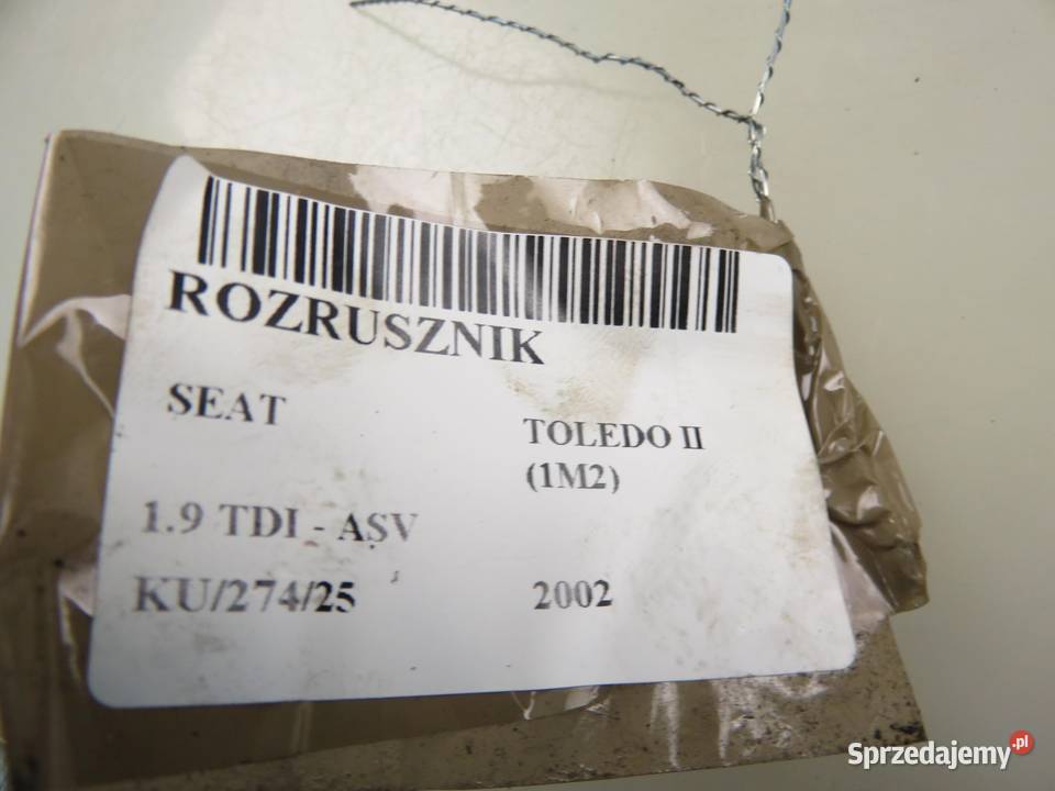 ROZRUSZNIK SEAT TOLEDO II 19 TDI 02A911024B osobowe
