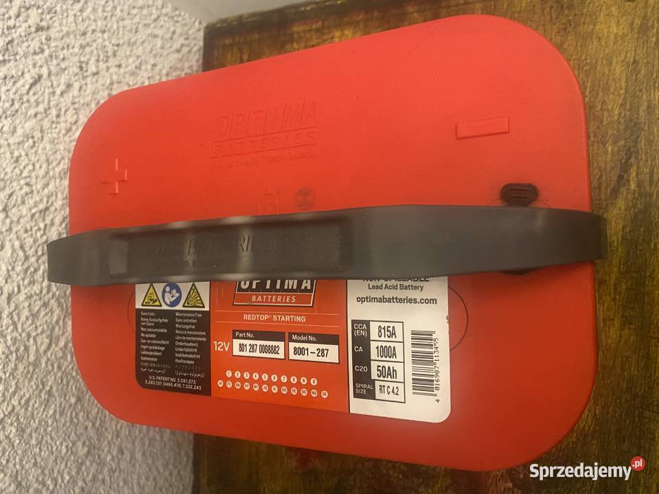 Sprzedam akumulator samochodowy Optima RT C 42 0KM Warszawa