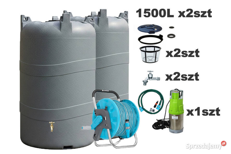 Zbiornik na Deszczówkę 3000L Montaż Wrocław