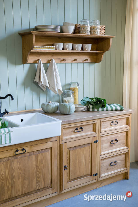 Drewniany zestaw mebli kuchenny do PRODUCENTA Maków Podhalański