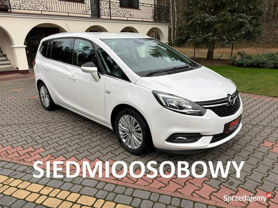 Opel Zafira 14 turbo 140 7 foteli Kamera cofania wielofunkcyjna kierownica Lipówki