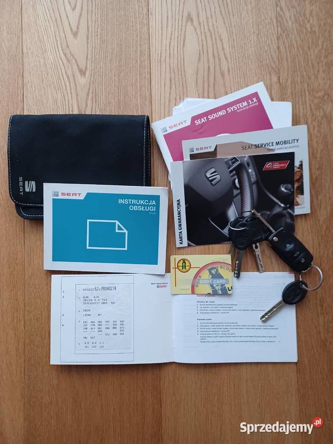 Seat Ibiza 12 TSI 105 2014r bezwypadkowy książka Bydgoszcz
