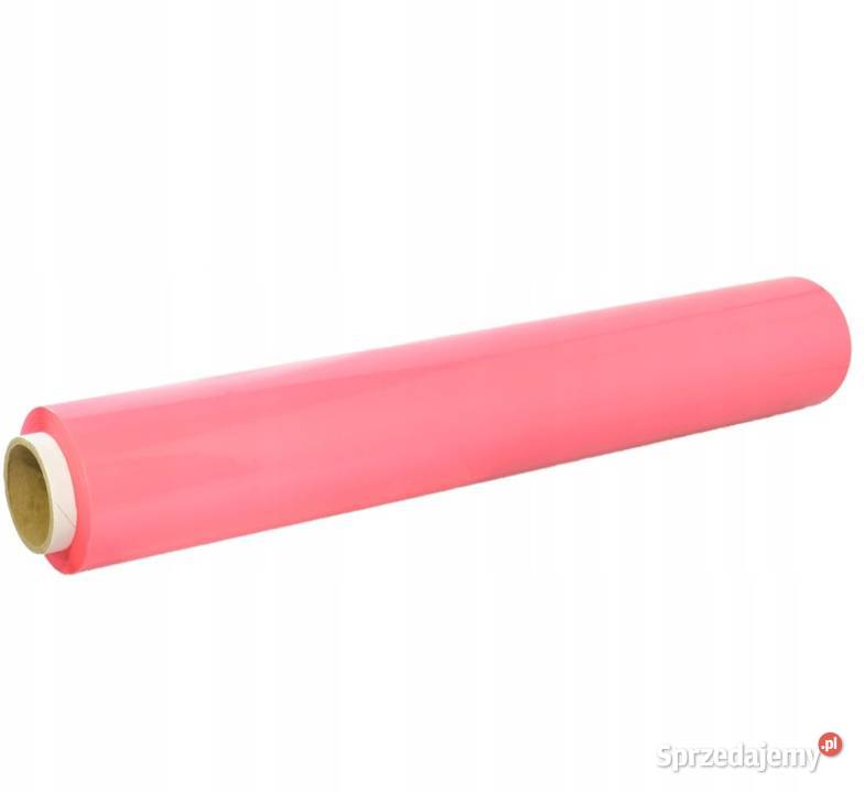 Folia stretch ręczna różowa RAF PACK Mega jakość Plandeki i folie Kolonia Dobryszyce