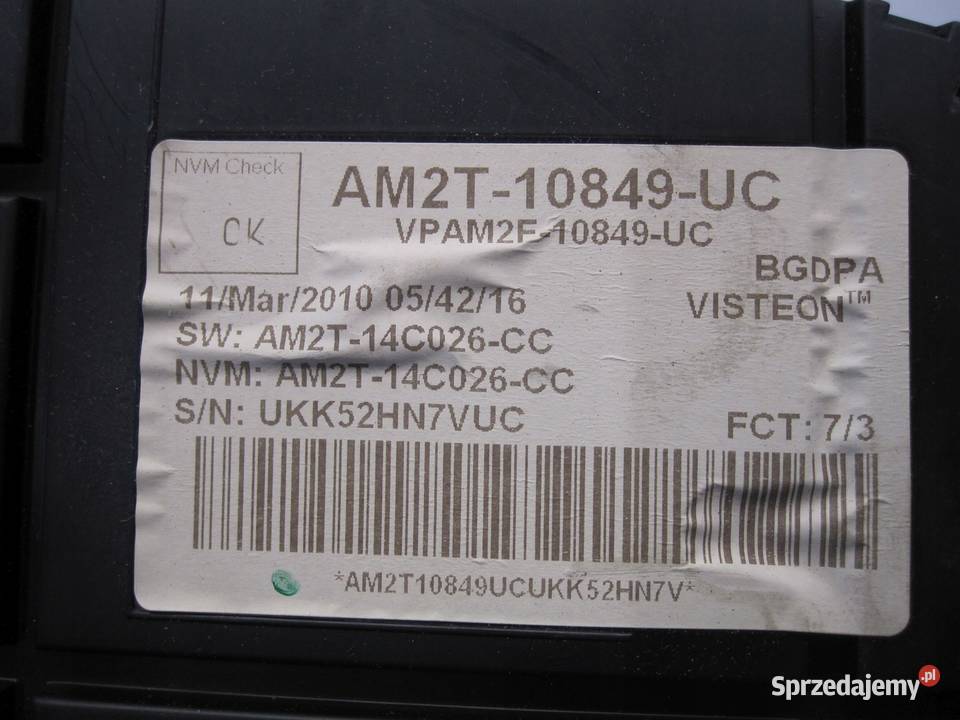 FORD MONDEO MK4 licznik zegary AM2T10849UC Wyposażenie wnętrza sprzedam