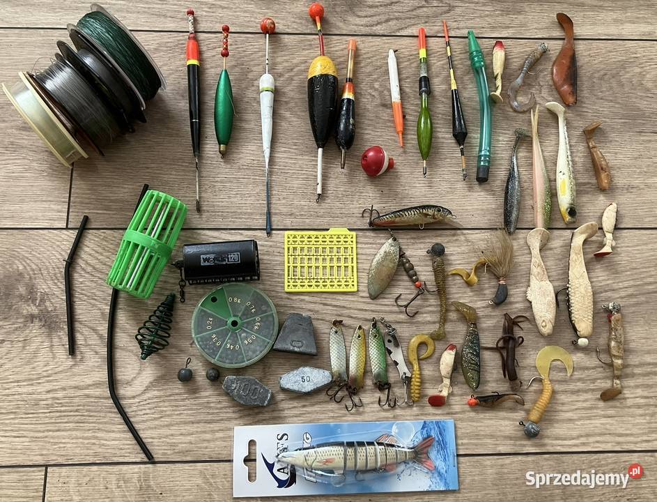 Zestaw wędkarstwo zestaw przynęt haczyki Wędkarstwo Warszawa