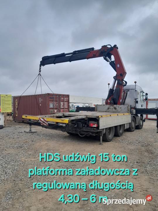 Usługi wózkiem widłowym HDS załadunki rozładunki Warszawa