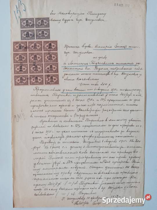 Dokumenty z zaboru rosyjskiego śląskie Żory