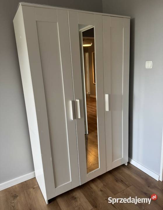Szafa Ikea Brimnes biała z lustrem wielkopolskie Rogoźno