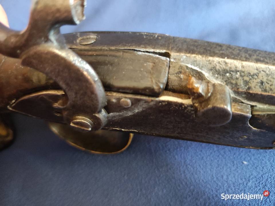 Pistolet kapiszonowy oficerski I poł XIXw Wrocław sprzedam