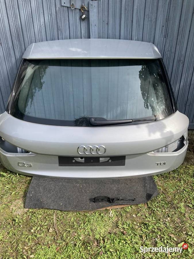 Audi Q 3 klapa tył srebrna Klapy bagażnika Wolsztyn