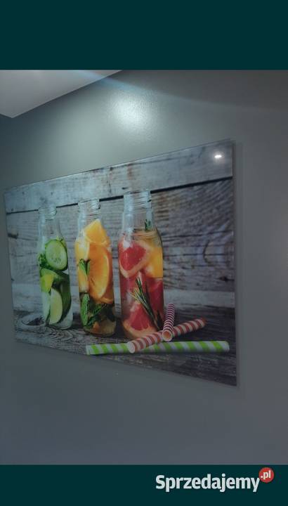 Duży szklany obraz do Salonu 120x80 Gastronomia Szczecin