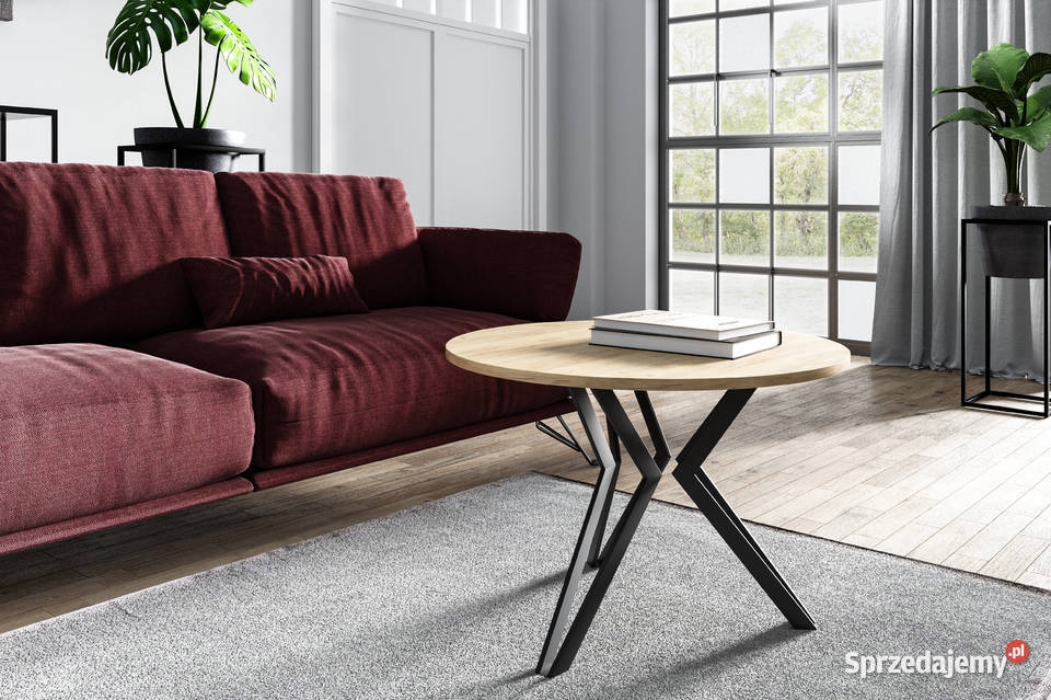 Okrągły stolik kawowy Moss różne kolory dostawa Tarchały Małe