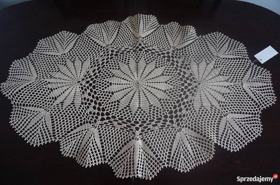 serwety serwetki obrus bieżnik szydełkowe sprzedam