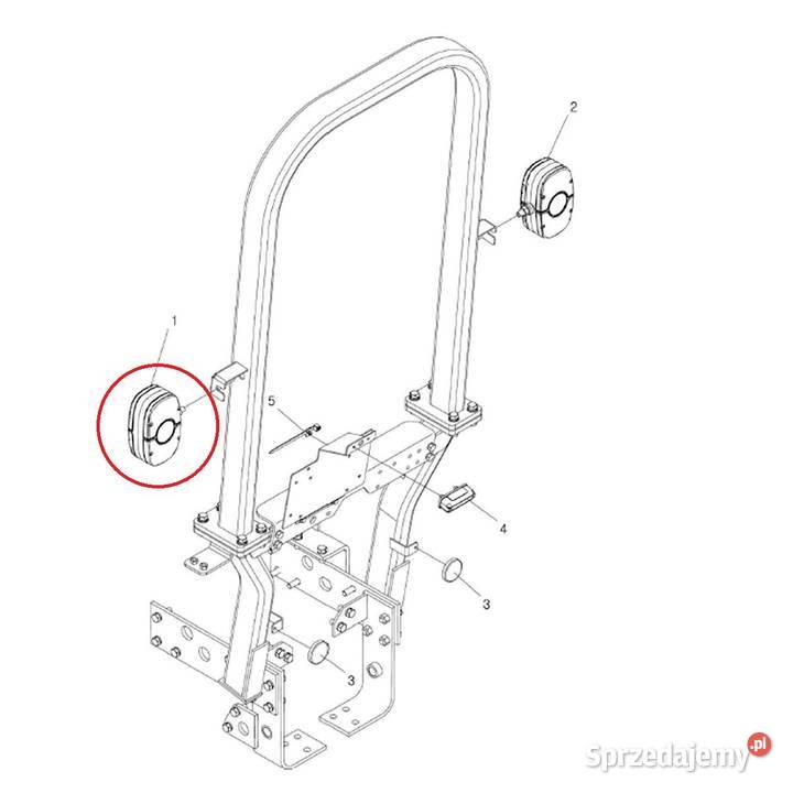 Lampa tylna LEWA LS XJ25 LS Tractor 40202709 podkarpackie Tajęcina