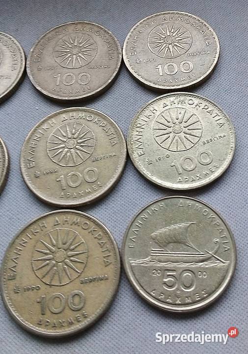 GRECJA100 50 DRACHM9 MONET Legionowo