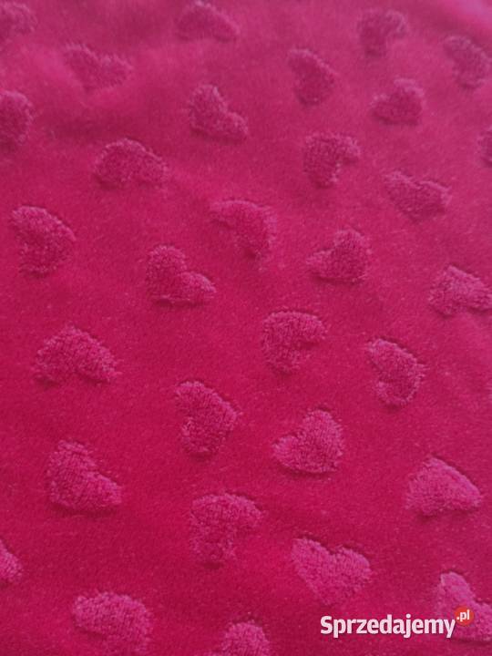 Japońska sukienka welurowa w serduszka HM 104 śląskie Katowice sprzedam