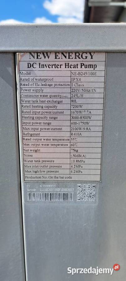 Pomoa Ciepla Energy 8kw Monoblock Zabrze