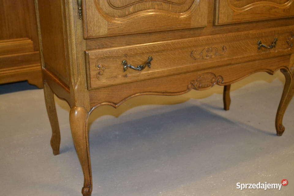 komoda pomocnik stylowy lity dąb śląskie Będzin sprzedam