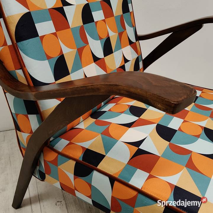 fotel PRL design Czechosłowacja lata 70te Radomsko