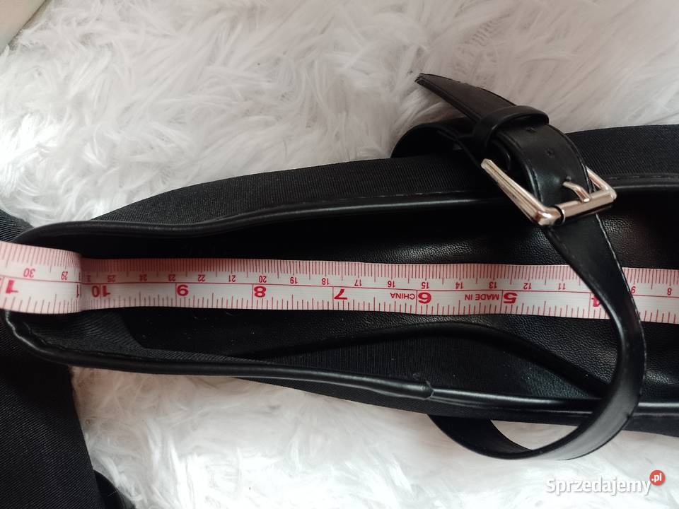 3839 ASOS Design Czarne baleriny wieczorowe z 24.5cm Kraków