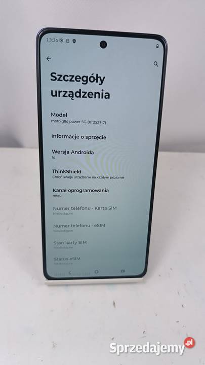Smartfon MOTOROLA Moto G86 Power 5G 12256GB Katowice sprzedam