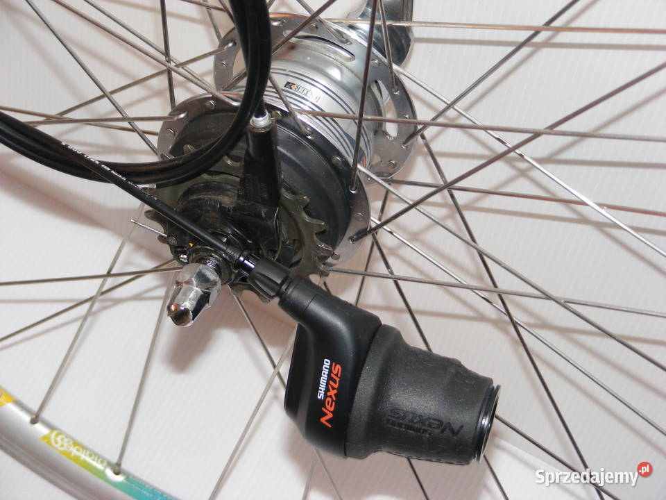 Koło 28 piasta SACHS SRAM s 7 sterowanie kpl Wałcz