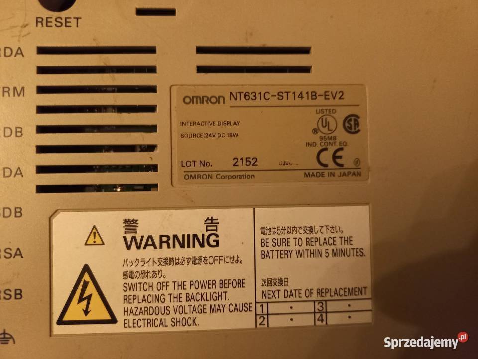 Omron NT631CST141BEV2 śląskie Skoczów