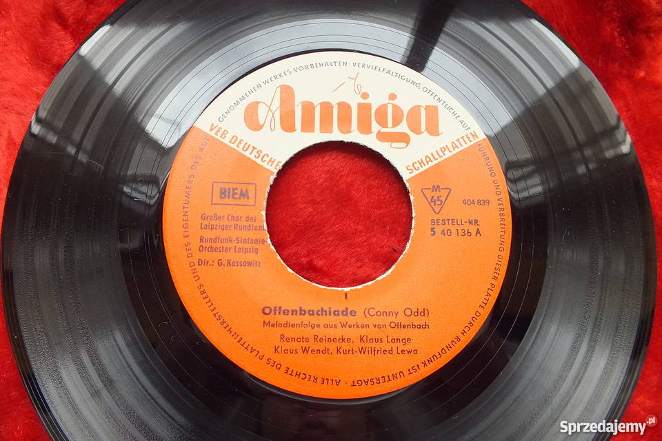 Płyta winylowa szelakowa Jacques Offenbach 1 płyta Żary