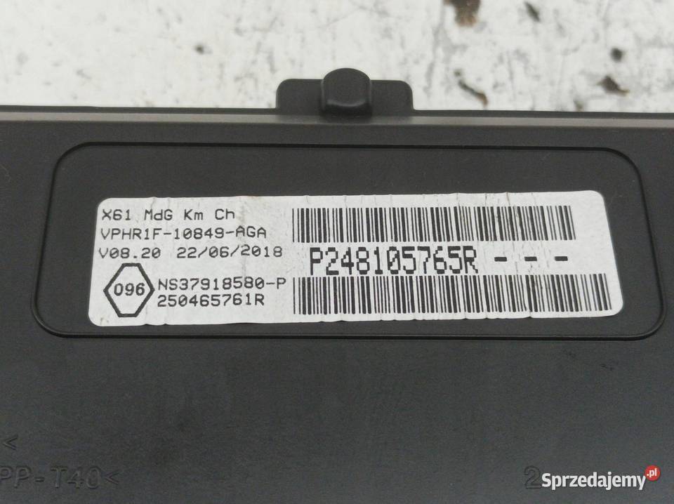 LICZNIK P248105765R 15 D Renault Kangoo II 2008