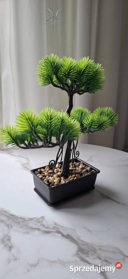 Sztuczne drzewko Bonsai w doniczce mazowieckie Małkinia Górna sprzedam