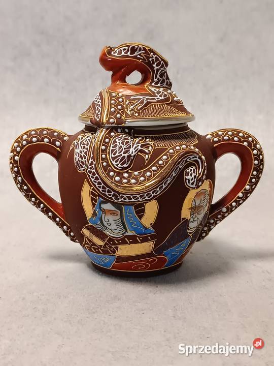 Kutani Satsuma Cukiernica Japonia Motyw Jawor sprzedam