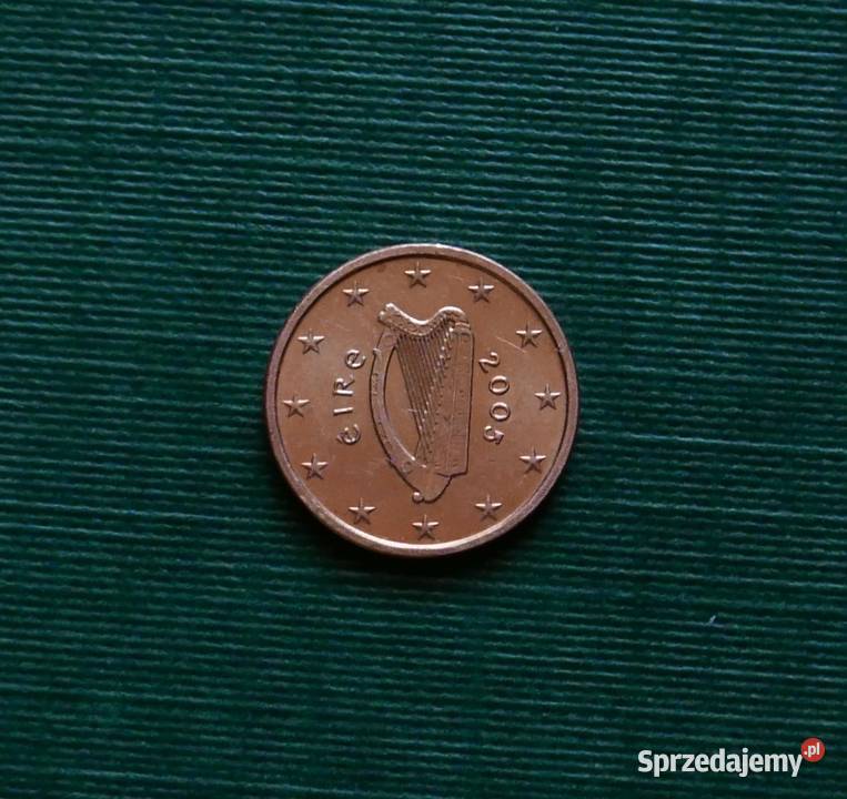 IRLANDIA 1 eurocent 2005r Numizmatyka śląskie Gliwice