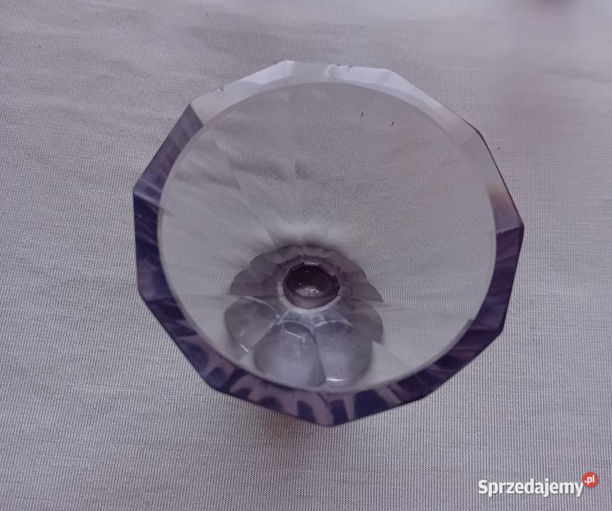 Komplet 6 kieliszków neodymowych art deco Koźminek