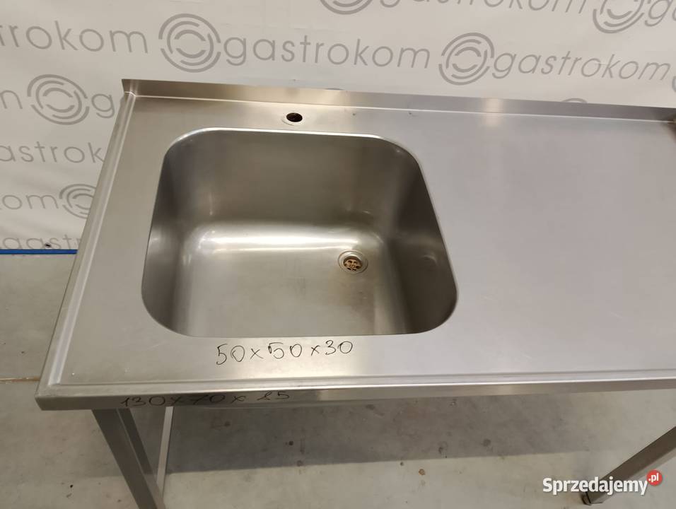 STÓŁ ZE ZLEWEM L 130X70X85 RANT TP Wrocław