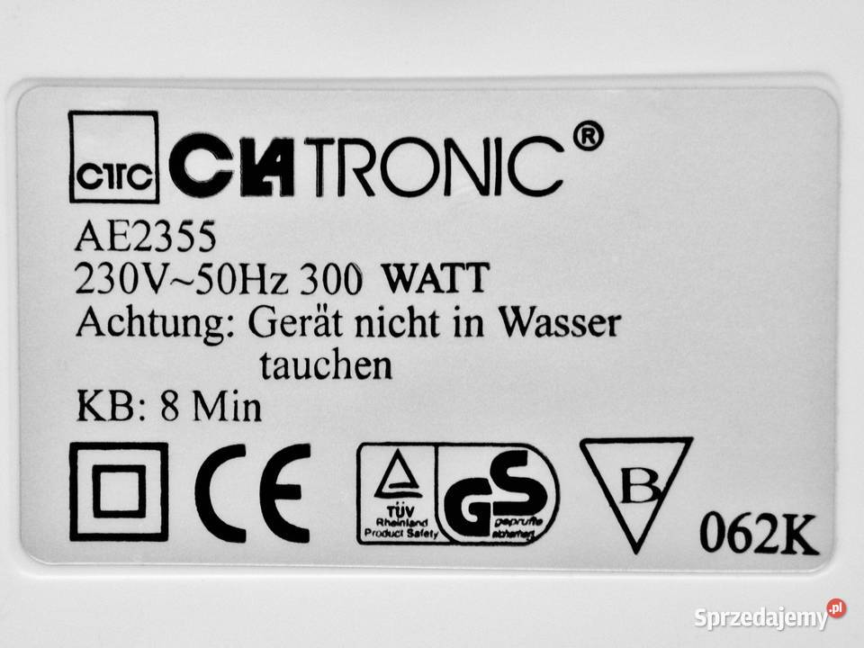 Część napędowa sokowirówki Clatronic AE2355 300 Bydgoszcz