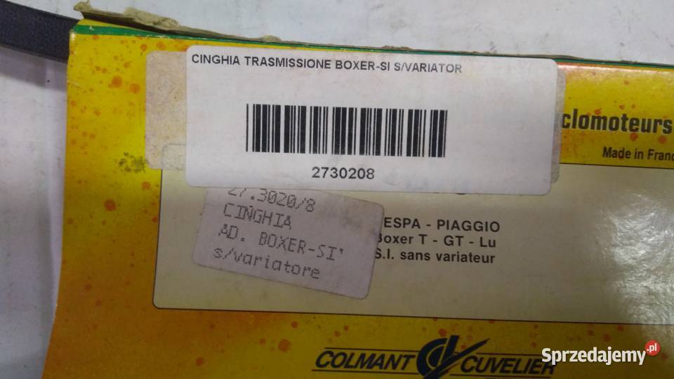 Pasek napędowy Ventico Piaggio Boxer SI Części i akcesoria motocyklowe Bielsk Podlaski