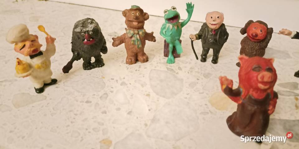 Stare figurki Muppetów PRL vintage 13 sztuk
