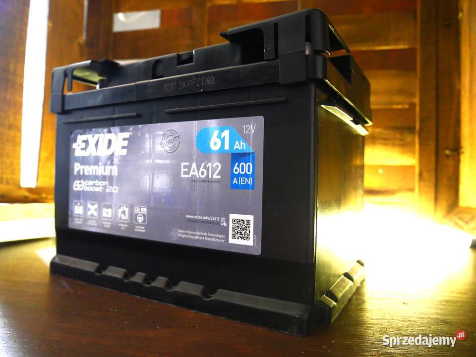 AKUMULATOR EXIDE Premium 61Ah 600A Grudziądz akumulatory Układ elektryczny Wąbrzeźno sprzedam