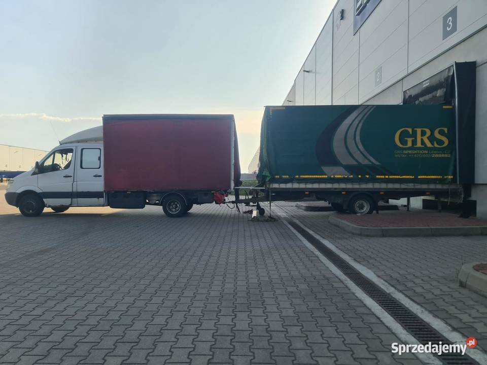 Przyczepa Agados 2011 wysokość rampowa pod busa towarowe Nowa Sól