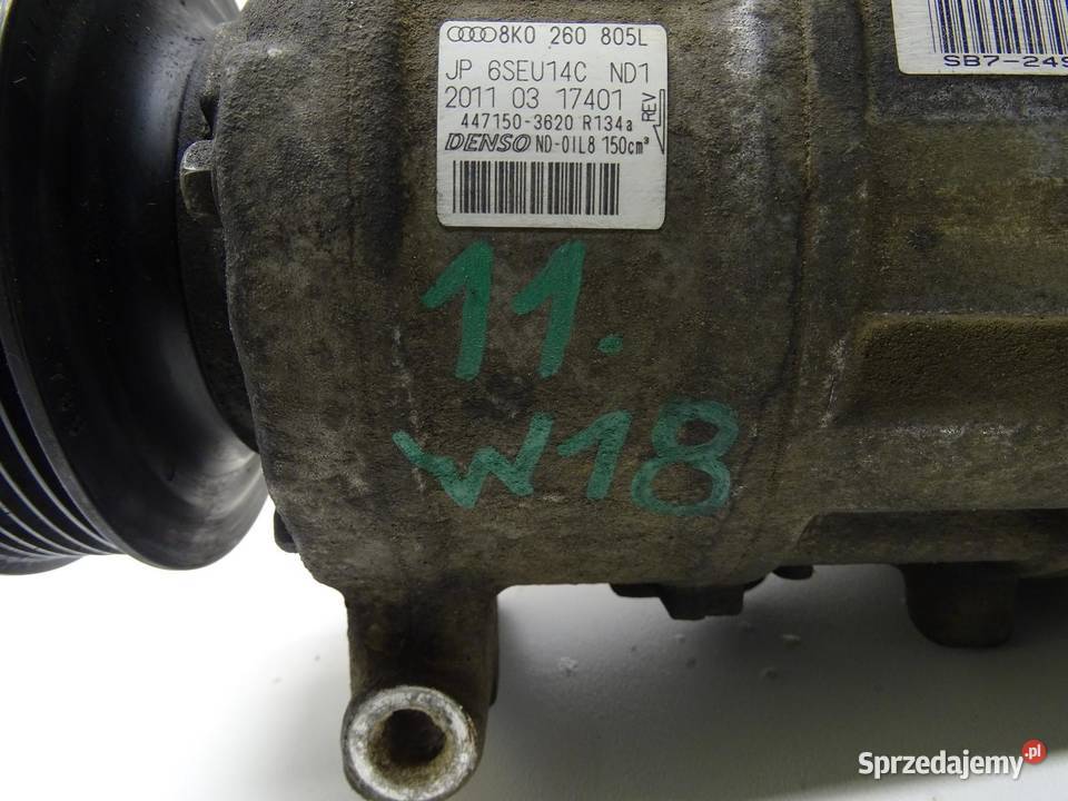 SPRĘŻARKA KOMPRESOR KLIMATYZACJI 8K0260805L AUDI małopolskie