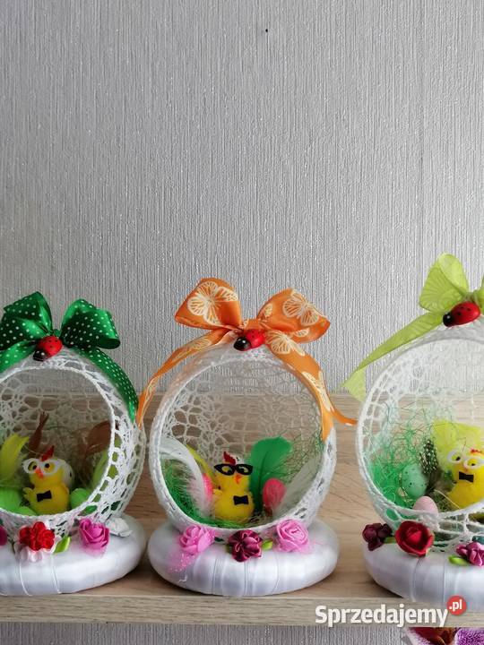 Stroik świąteczny wielkanocny wykonany śląskie Katowice