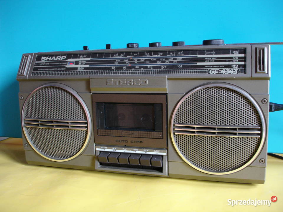 Radiomagnetofon SHARP GF4343 Zielona Góra